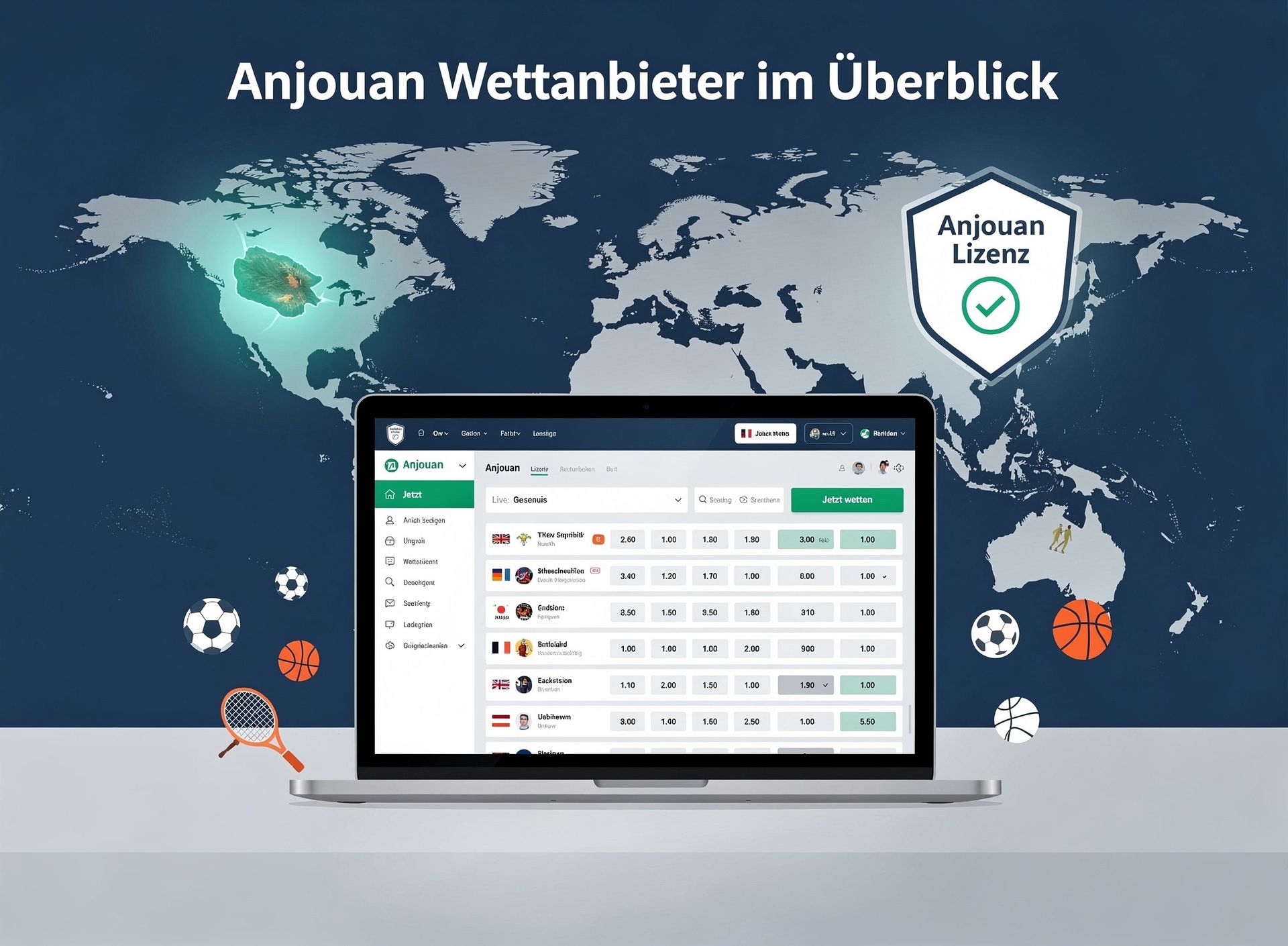 Anjouan Wettanbieter