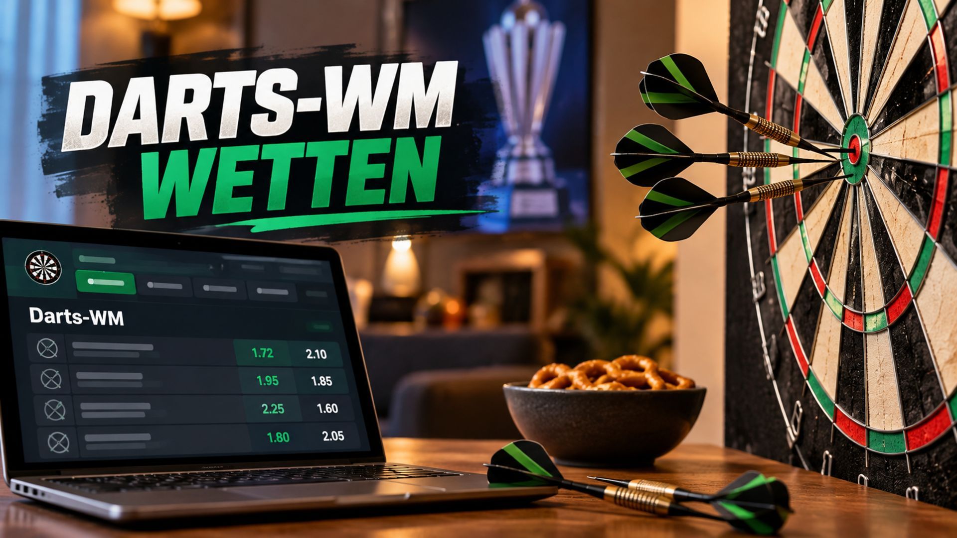 Darts WM-Wetten 2026/27: Wettanbieter, Quoten und Favoriten
