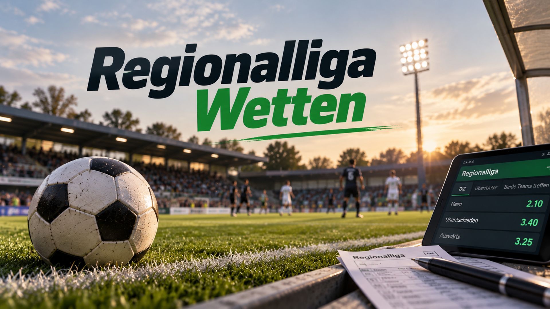 Regionalliga Wetten: Staffeln, Quoten und Tipps